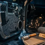 Insonorisation voiture : panneaux butyle et feutre acoustique dans l’habitacle