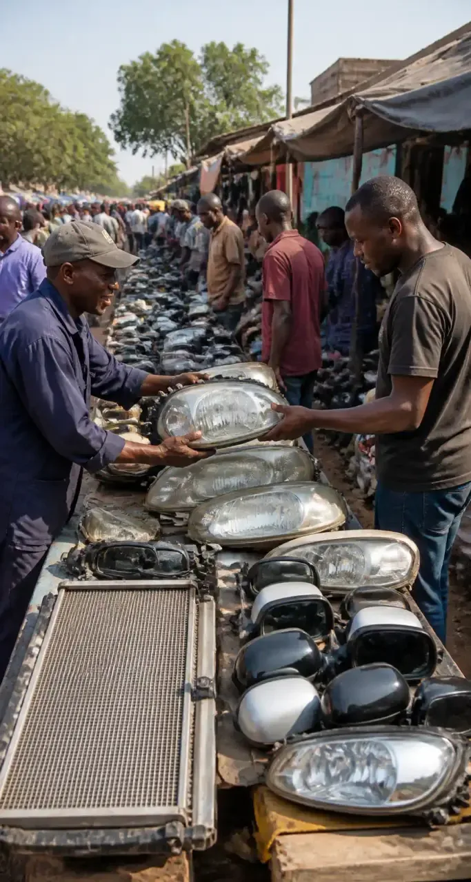 Marché des pièces autos d'occasion, achat et vente de véhicules