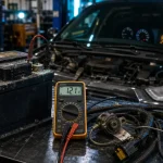 Antipatinage activé, batterie 12 V et voyants voiture qui ne démarre pas