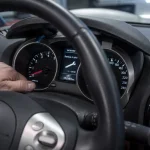 Remise a zero nissan juke, bouton Trip sur combiné d’instruments au garage
