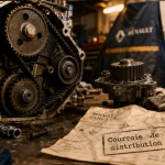 Courroie de distribution clio 3, contrôle atelier moteur