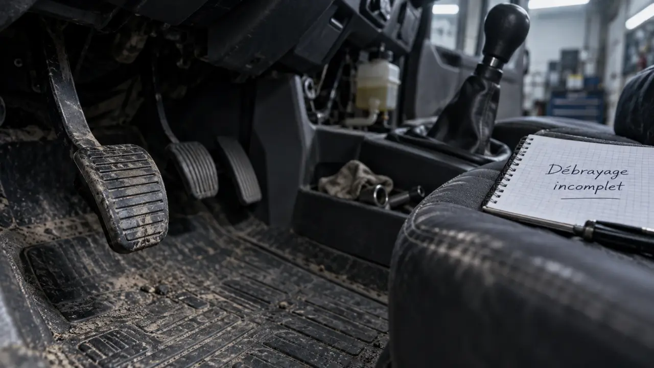 vitesse ne passe plus moteur allumé : pédale d’embrayage, câble ou boîte à vérifier