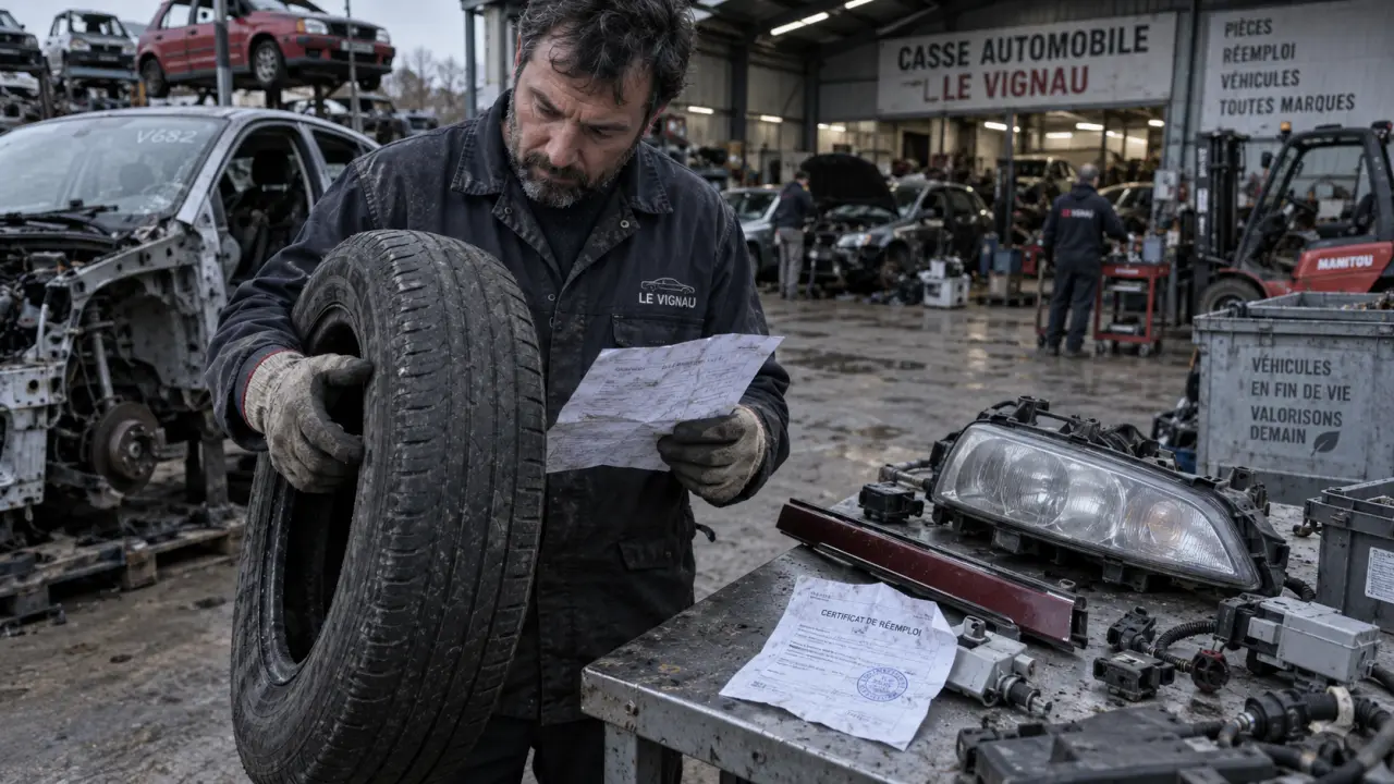 Casse auto landes au Vignau : pneus et pièces d’occasion